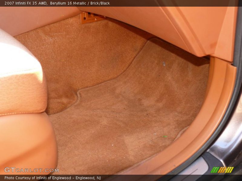Beryllium 16 Metallic / Brick/Black 2007 Infiniti FX 35 AWD