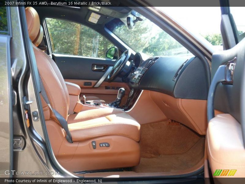 Beryllium 16 Metallic / Brick/Black 2007 Infiniti FX 35 AWD