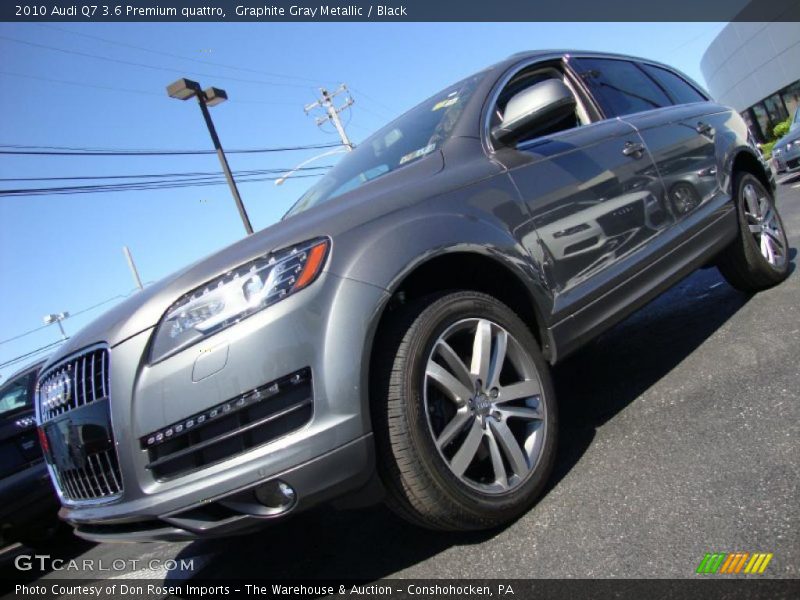 Graphite Gray Metallic / Black 2010 Audi Q7 3.6 Premium quattro
