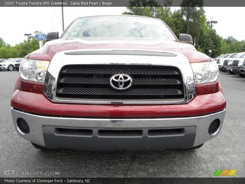 Salsa Red Pearl / Beige 2007 Toyota Tundra SR5 CrewMax