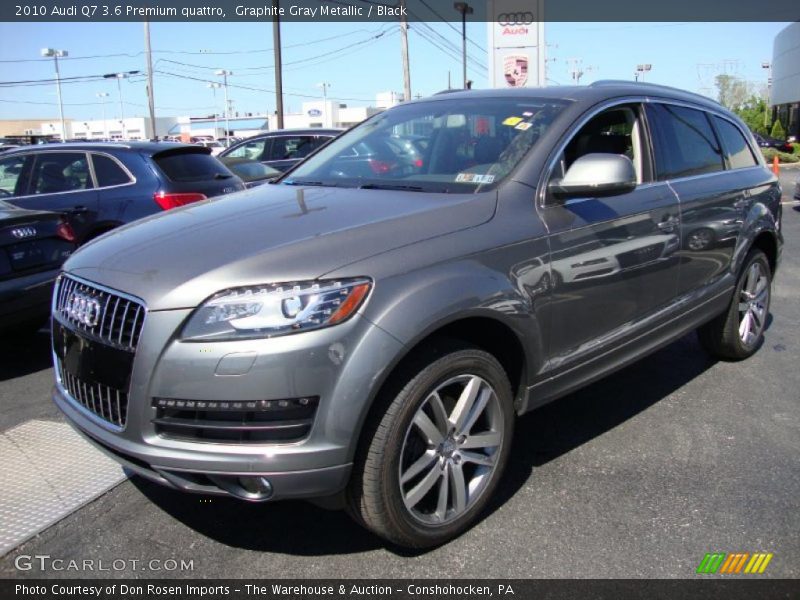 Graphite Gray Metallic / Black 2010 Audi Q7 3.6 Premium quattro