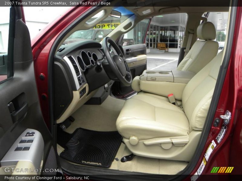 Salsa Red Pearl / Beige 2007 Toyota Tundra SR5 CrewMax