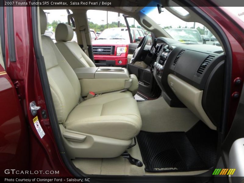 Salsa Red Pearl / Beige 2007 Toyota Tundra SR5 CrewMax