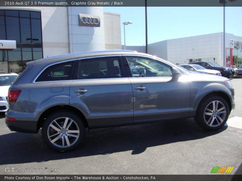 Graphite Gray Metallic / Black 2010 Audi Q7 3.6 Premium quattro
