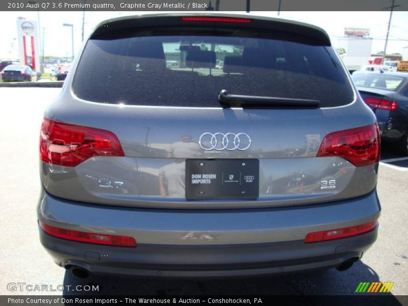 Graphite Gray Metallic / Black 2010 Audi Q7 3.6 Premium quattro
