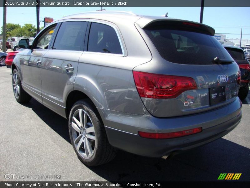 Graphite Gray Metallic / Black 2010 Audi Q7 3.6 Premium quattro