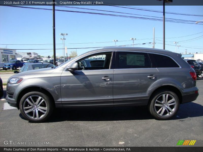Graphite Gray Metallic / Black 2010 Audi Q7 3.6 Premium quattro