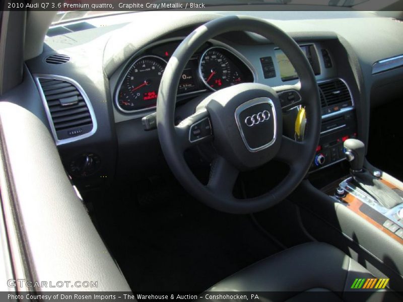 Graphite Gray Metallic / Black 2010 Audi Q7 3.6 Premium quattro