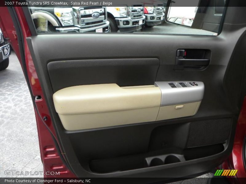 Salsa Red Pearl / Beige 2007 Toyota Tundra SR5 CrewMax