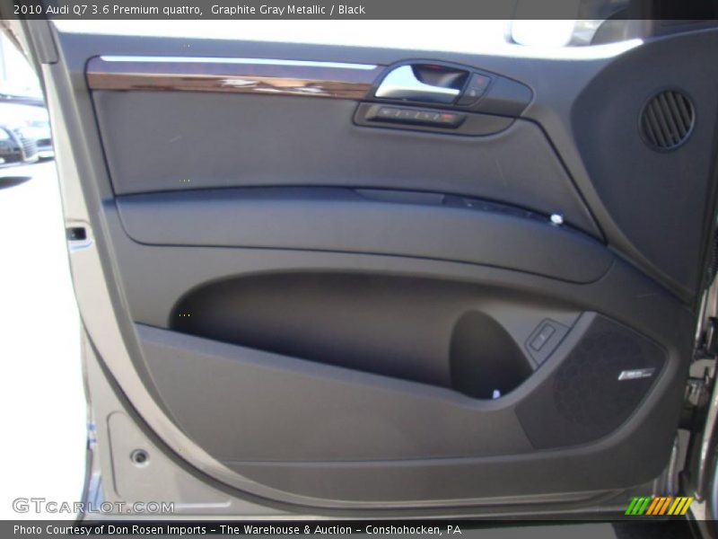 Graphite Gray Metallic / Black 2010 Audi Q7 3.6 Premium quattro