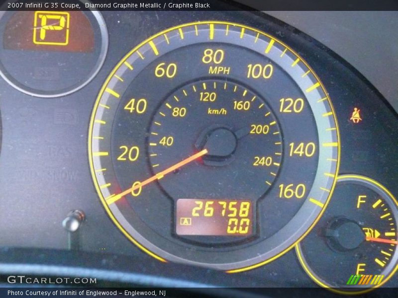 Diamond Graphite Metallic / Graphite Black 2007 Infiniti G 35 Coupe