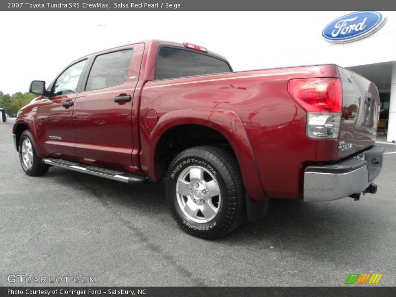 Salsa Red Pearl / Beige 2007 Toyota Tundra SR5 CrewMax