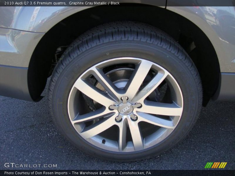 Graphite Gray Metallic / Black 2010 Audi Q7 3.6 Premium quattro