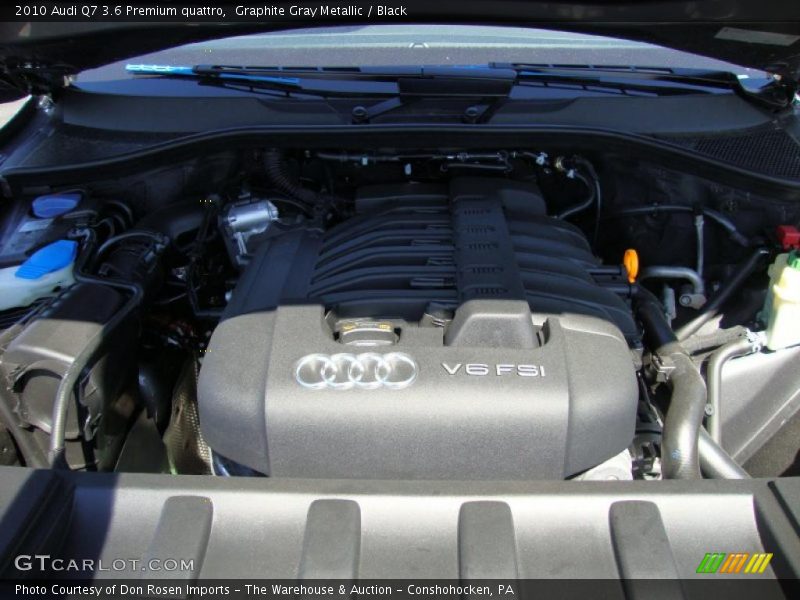 Graphite Gray Metallic / Black 2010 Audi Q7 3.6 Premium quattro