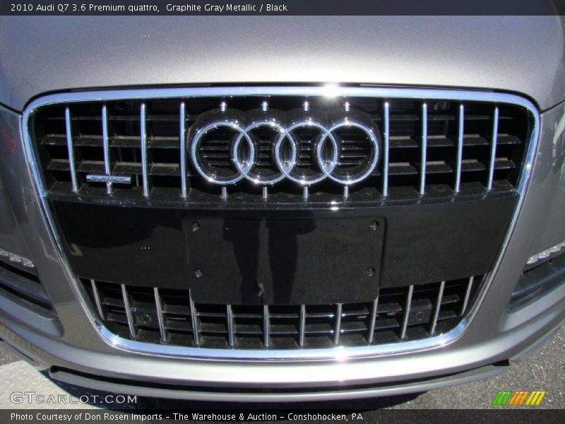 Graphite Gray Metallic / Black 2010 Audi Q7 3.6 Premium quattro