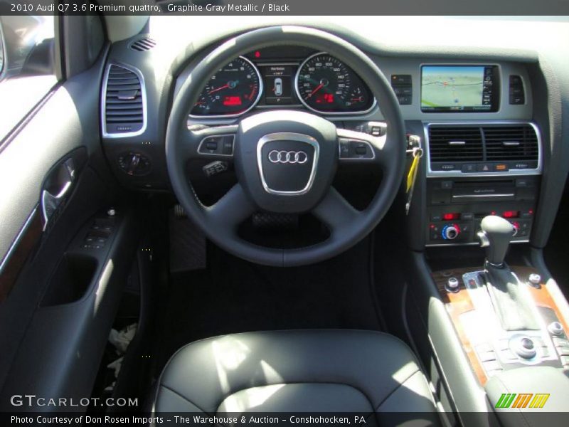 Graphite Gray Metallic / Black 2010 Audi Q7 3.6 Premium quattro