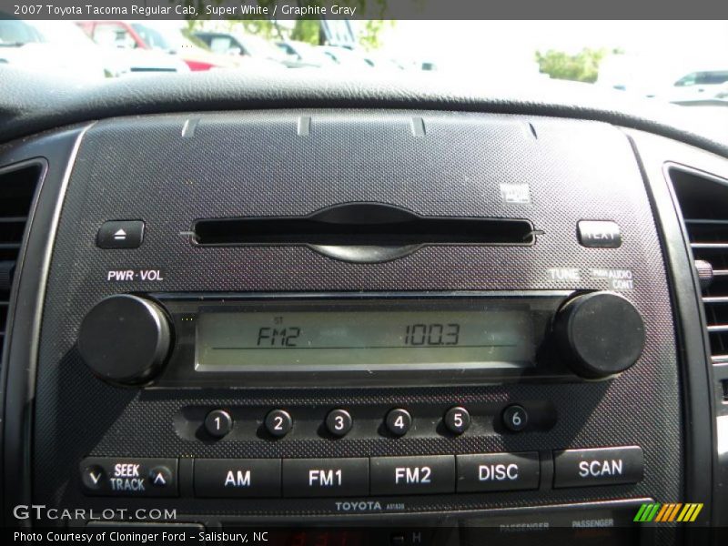 Super White / Graphite Gray 2007 Toyota Tacoma Regular Cab