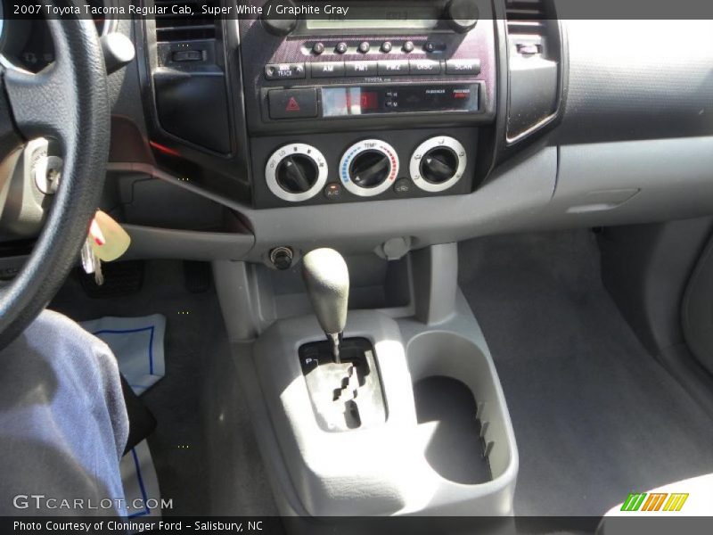 Super White / Graphite Gray 2007 Toyota Tacoma Regular Cab