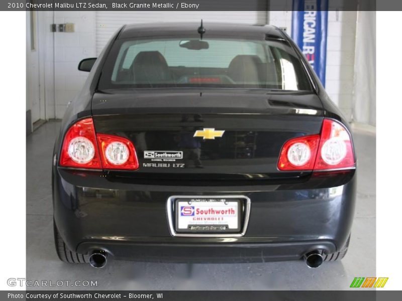 Black Granite Metallic / Ebony 2010 Chevrolet Malibu LTZ Sedan