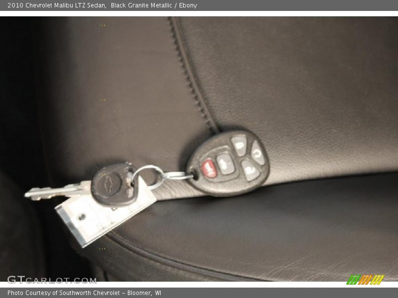 Black Granite Metallic / Ebony 2010 Chevrolet Malibu LTZ Sedan
