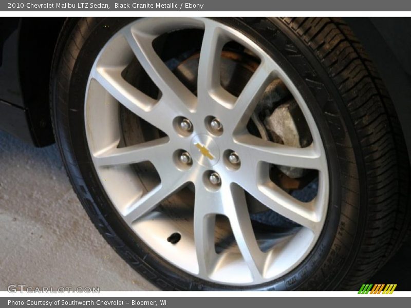 Black Granite Metallic / Ebony 2010 Chevrolet Malibu LTZ Sedan