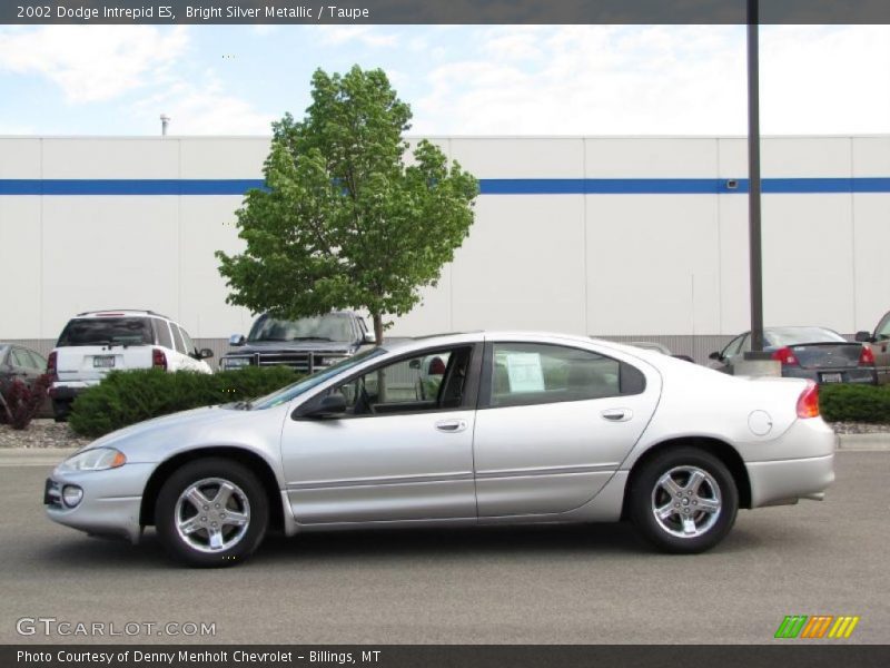 Bright Silver Metallic / Taupe 2002 Dodge Intrepid ES