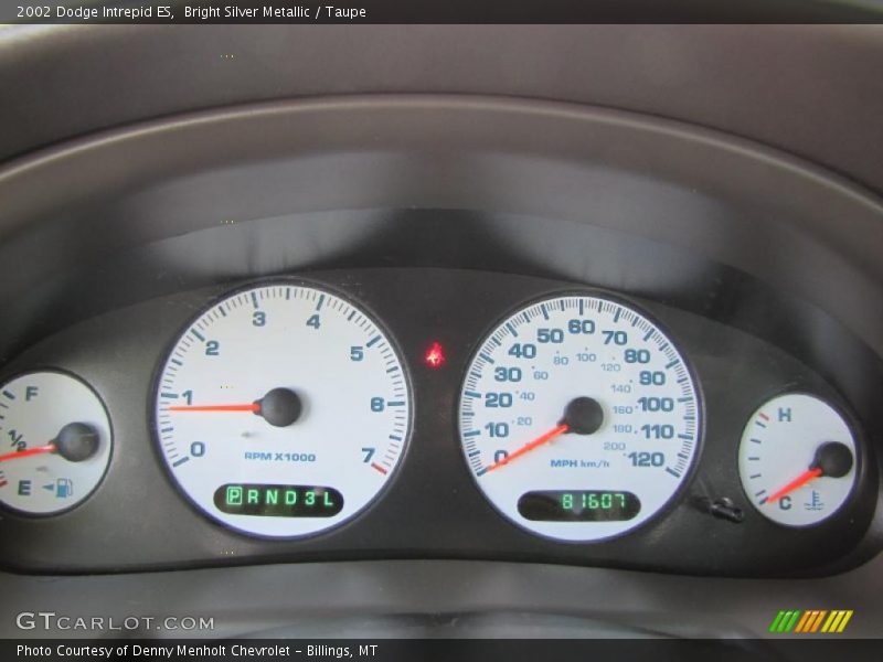 Bright Silver Metallic / Taupe 2002 Dodge Intrepid ES