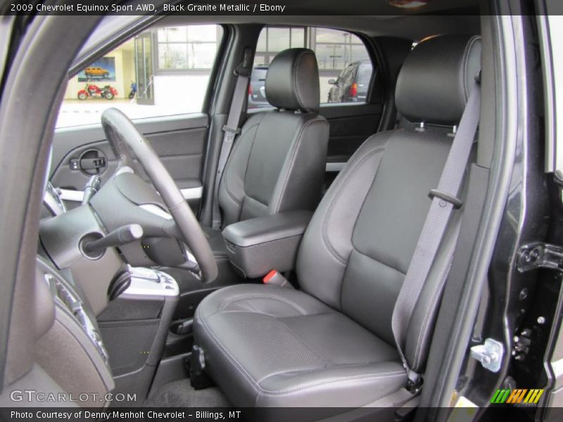 Black Granite Metallic / Ebony 2009 Chevrolet Equinox Sport AWD