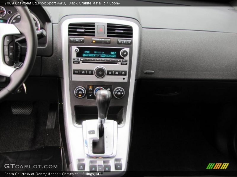 Black Granite Metallic / Ebony 2009 Chevrolet Equinox Sport AWD