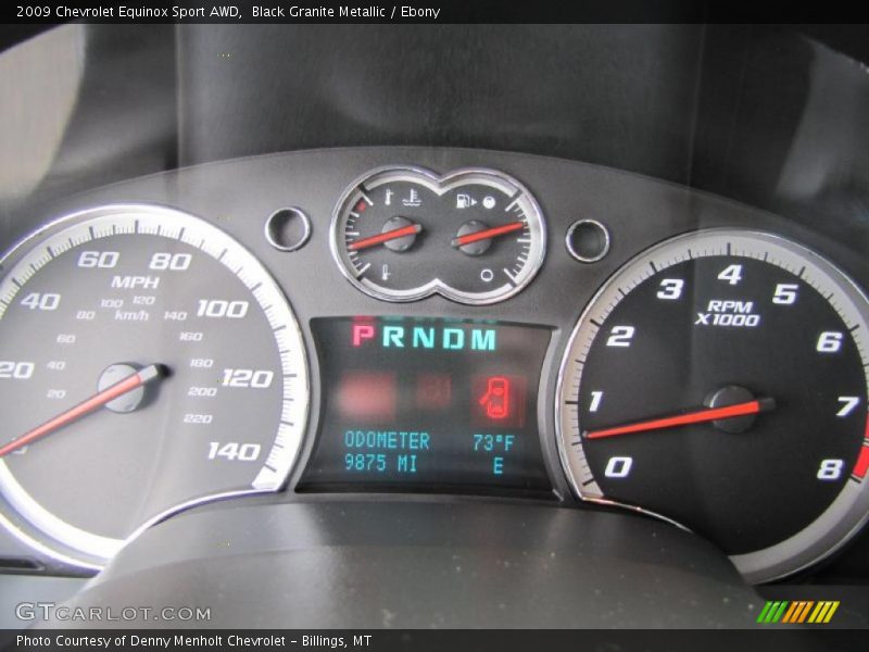 Black Granite Metallic / Ebony 2009 Chevrolet Equinox Sport AWD