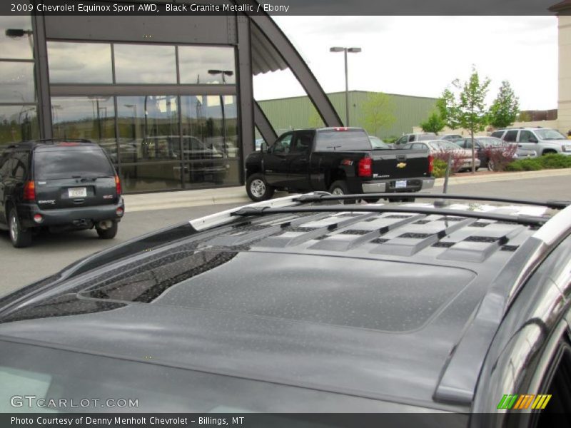 Black Granite Metallic / Ebony 2009 Chevrolet Equinox Sport AWD