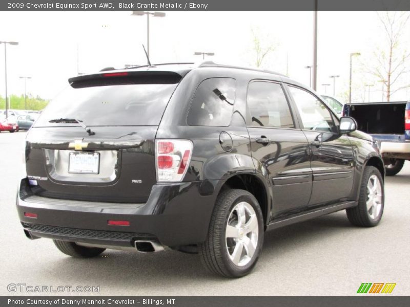 Black Granite Metallic / Ebony 2009 Chevrolet Equinox Sport AWD