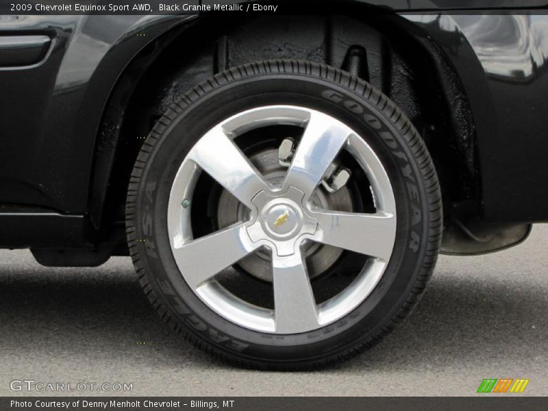 Black Granite Metallic / Ebony 2009 Chevrolet Equinox Sport AWD