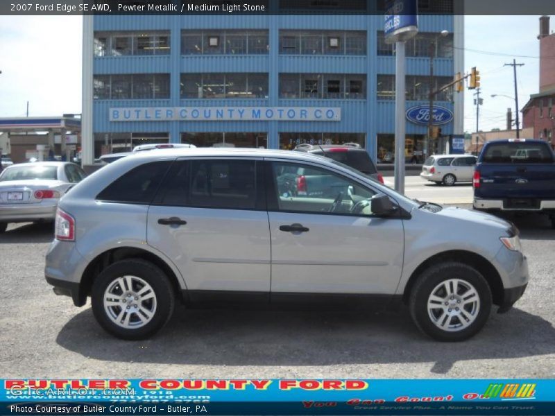 Pewter Metallic / Medium Light Stone 2007 Ford Edge SE AWD