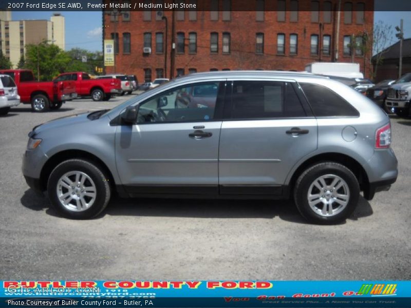 Pewter Metallic / Medium Light Stone 2007 Ford Edge SE AWD