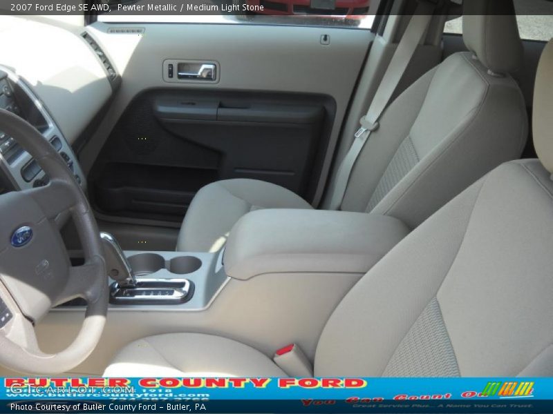 Pewter Metallic / Medium Light Stone 2007 Ford Edge SE AWD