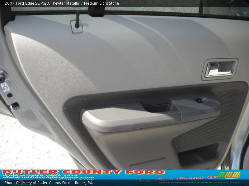 Pewter Metallic / Medium Light Stone 2007 Ford Edge SE AWD