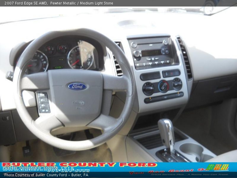 Pewter Metallic / Medium Light Stone 2007 Ford Edge SE AWD