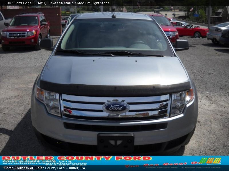 Pewter Metallic / Medium Light Stone 2007 Ford Edge SE AWD