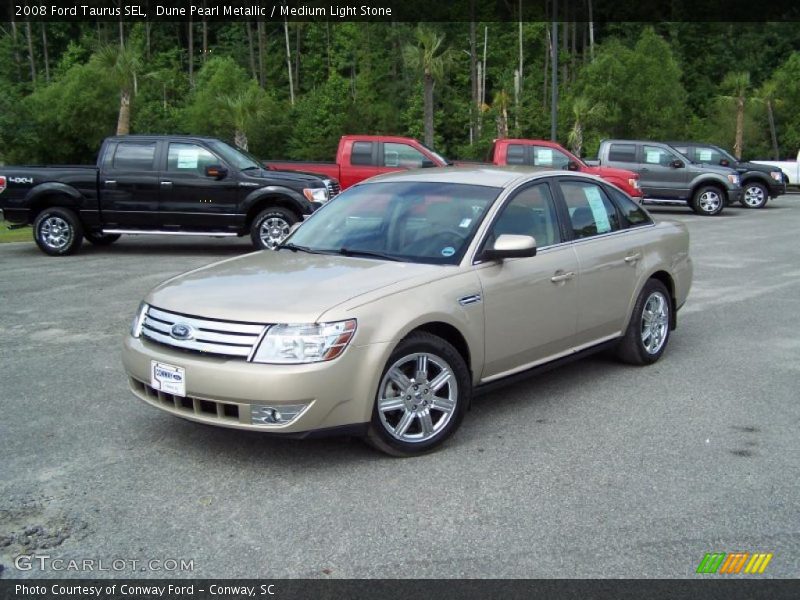 Dune Pearl Metallic / Medium Light Stone 2008 Ford Taurus SEL