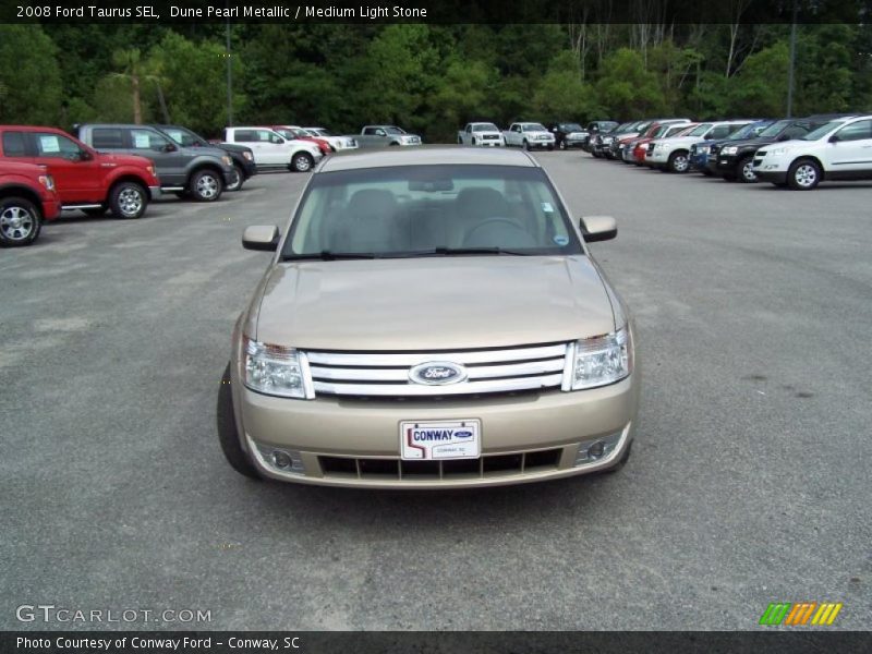 Dune Pearl Metallic / Medium Light Stone 2008 Ford Taurus SEL