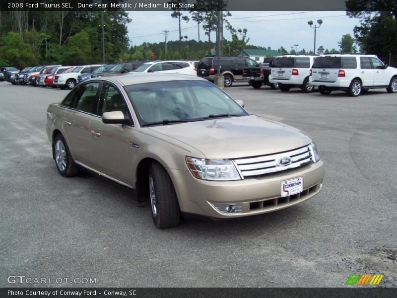 Dune Pearl Metallic / Medium Light Stone 2008 Ford Taurus SEL