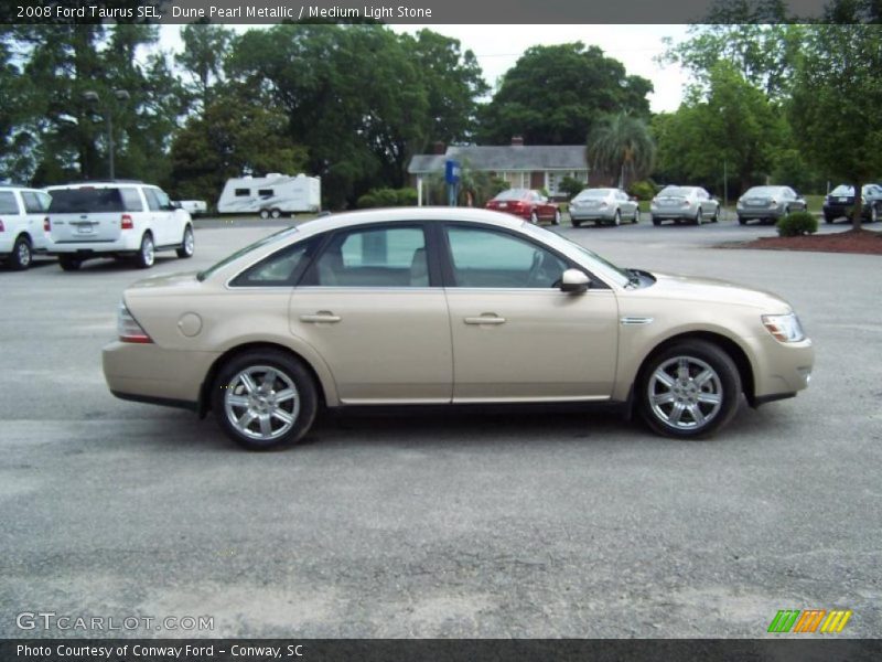 Dune Pearl Metallic / Medium Light Stone 2008 Ford Taurus SEL