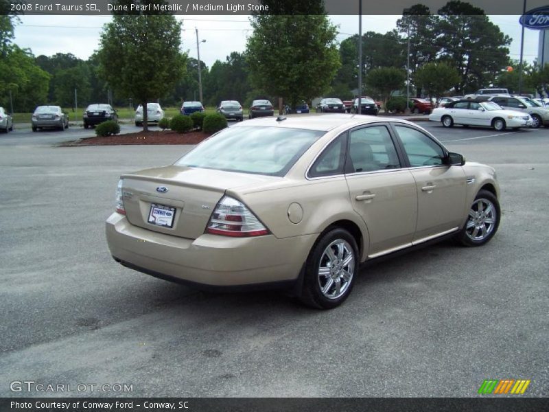 Dune Pearl Metallic / Medium Light Stone 2008 Ford Taurus SEL