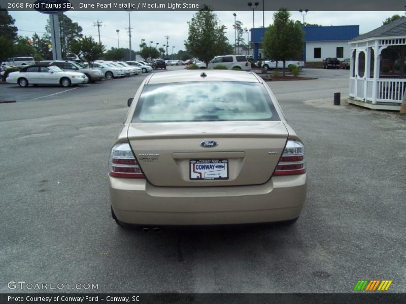 Dune Pearl Metallic / Medium Light Stone 2008 Ford Taurus SEL