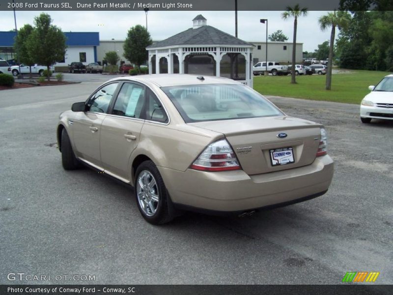 Dune Pearl Metallic / Medium Light Stone 2008 Ford Taurus SEL