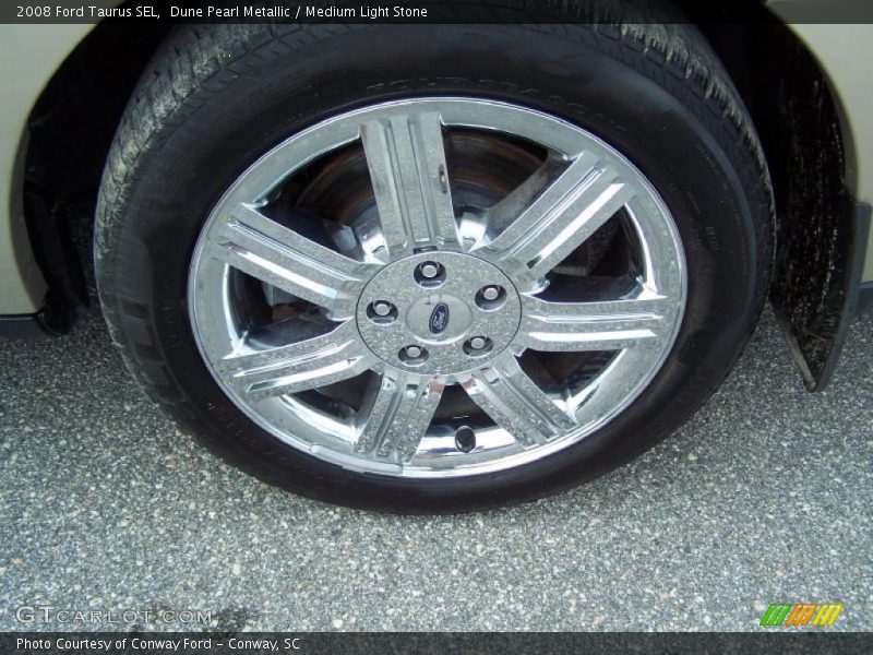 Dune Pearl Metallic / Medium Light Stone 2008 Ford Taurus SEL