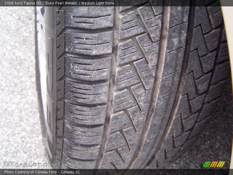 Dune Pearl Metallic / Medium Light Stone 2008 Ford Taurus SEL