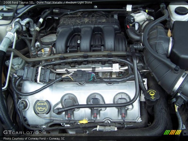 Dune Pearl Metallic / Medium Light Stone 2008 Ford Taurus SEL