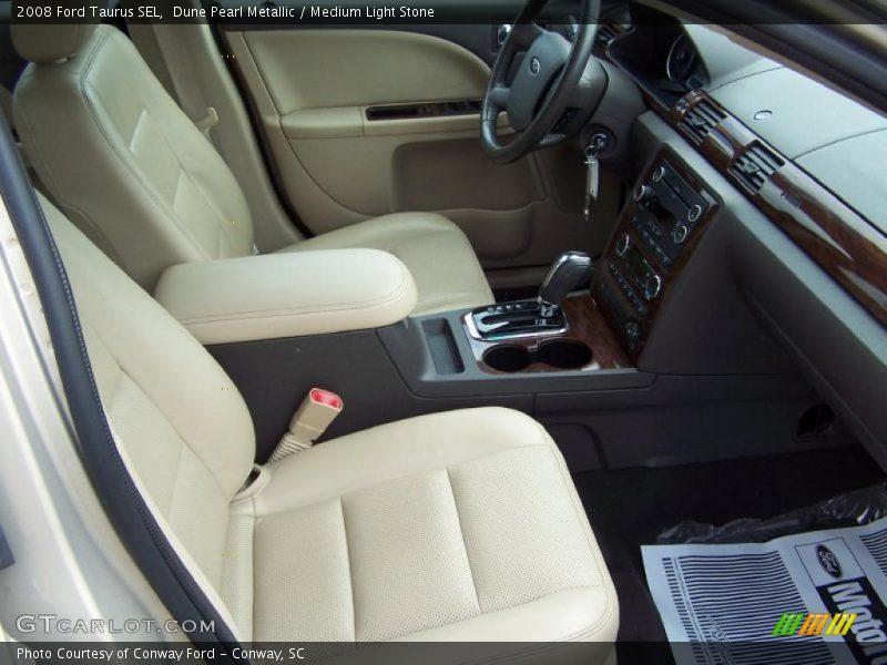 Dune Pearl Metallic / Medium Light Stone 2008 Ford Taurus SEL
